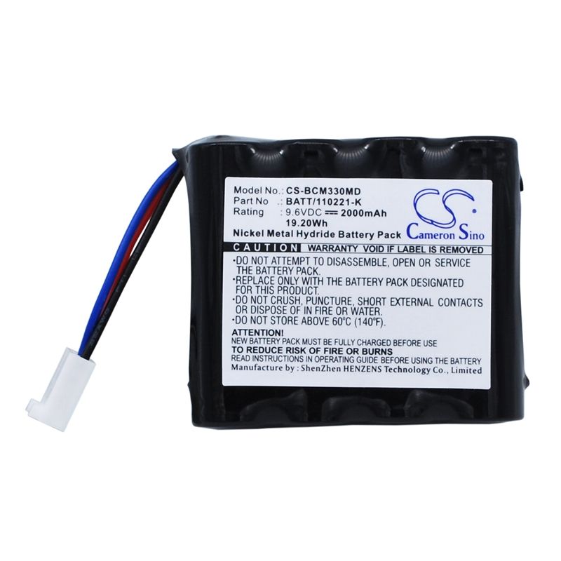 Ni-mh Battery Fits Bci, 20600a1 8200 Capnocheck Co2 Monitor, 3303 Hand Held Pulse Oximete, 3303 Hand Held Pulse Oximeter 9.6v, 2 Medical Cameron Sino Technology Limited