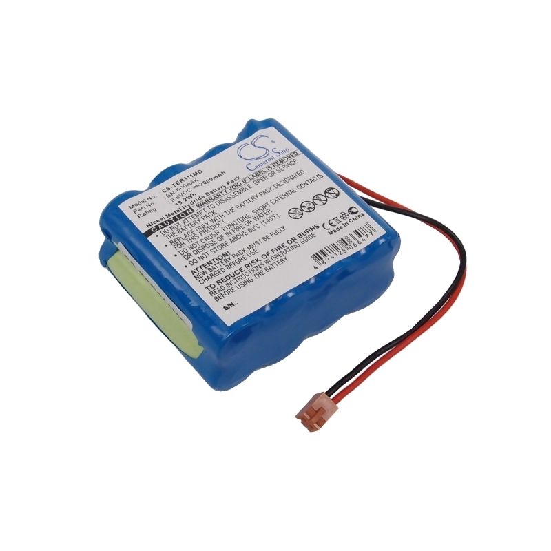 Ni-MH Battery fits Terumo, Syringe Pump Te311, Syringe Pump Te311/2, Syringe Pump Te-312 9.6V, 2000mAh Medical Cameron Sino Technology Limited