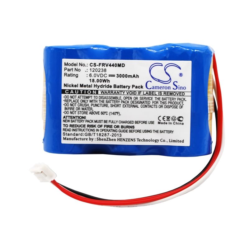 Ni-MH Battery fits Fresenius, Infusion Pump Optima Ms Fresenius, Infusionspump Mcm440 Ot, Infusionspump Mcm440 Pt 6.0V, 3000mAh Medical Cameron Sino Technology Limited