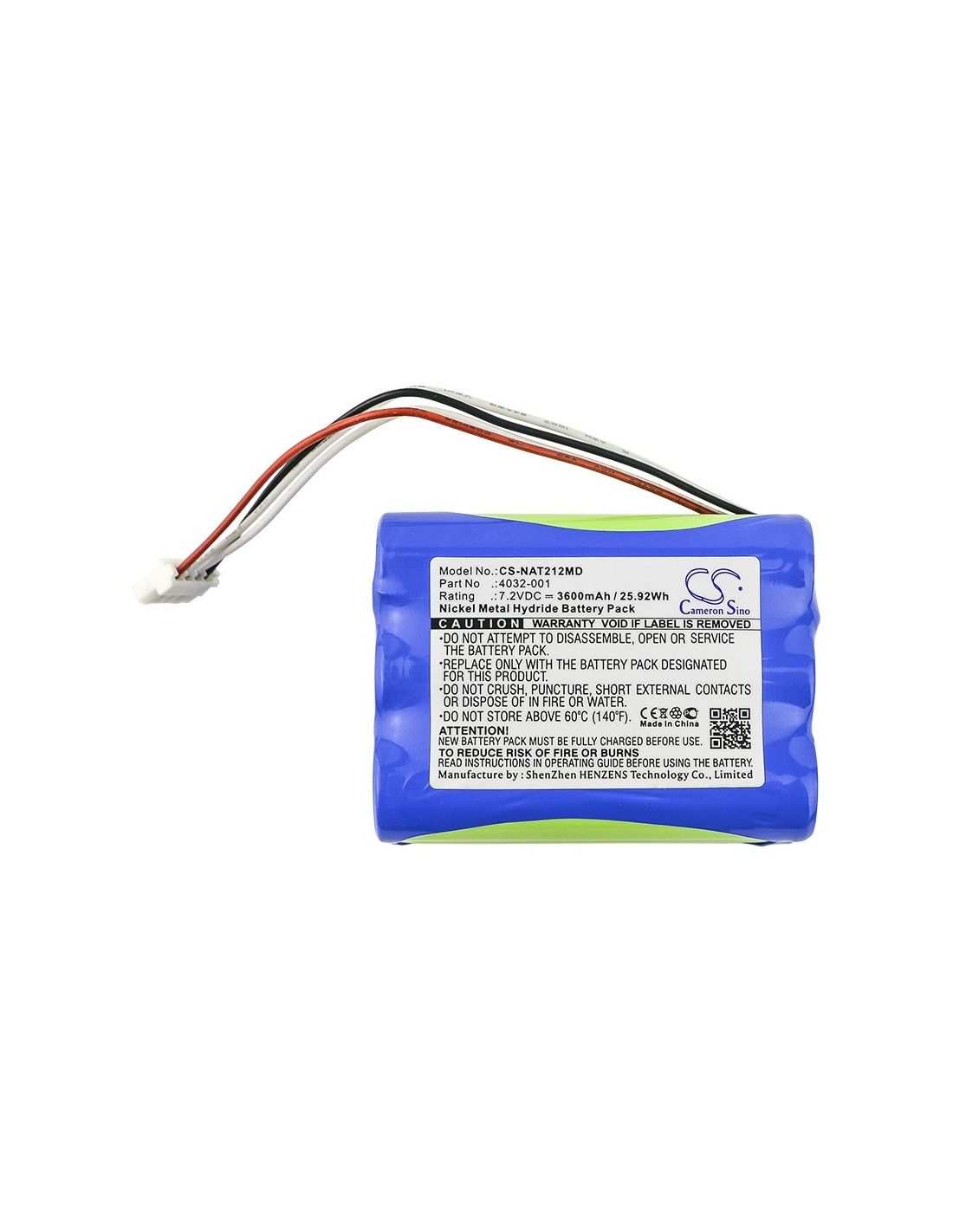 Ni-mh Battery Fits Nonin, 7500fo, 9600 Pulse Oximeter, 9700 Pulse Oximeter 7.2v, 3600mah Medical Cameron Sino Technology Limited
