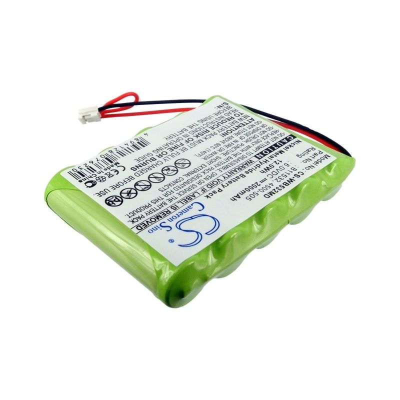 Ni-MH Battery fits Welch-allyn, Lxi Vital Signs Printer, Welch-allyn 6.0V, 2000mAh Medical Cameron Sino Technology Limited