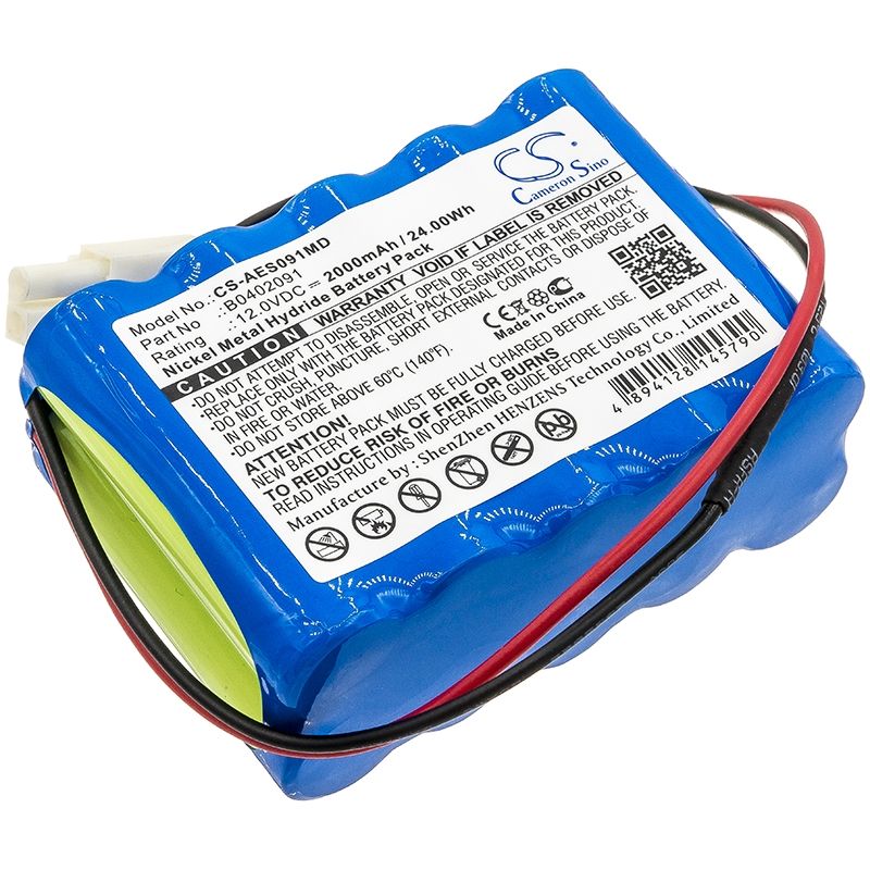 Ni-MH Battery fits Aeonmed, Solo, Solo Ventilator, 12.0V, 2000mAh Medical Cameron Sino Technology Limited