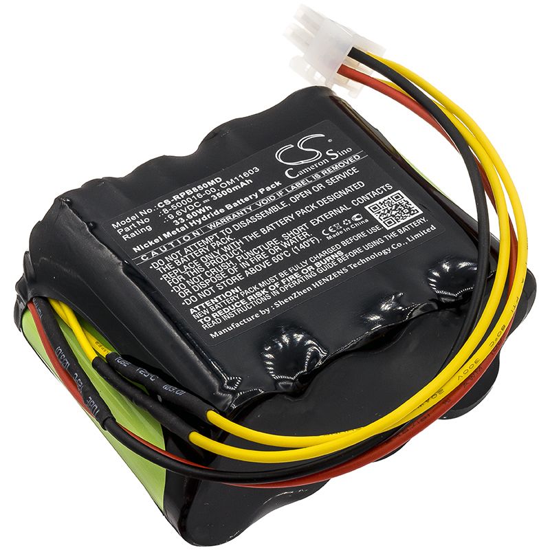 Ni-MH Battery fits Respironics, Bipap Focus Ventilator, Respironics 9.6V, 3500mAh Medical Cameron Sino Technology Limited