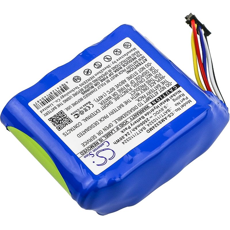 Ni-MH Battery fits Alaris Medicalsystems, Asena Syringe Pump Gp, Gateway Workstation, Carefusion 9.6V, 2500mAh Medical Cameron Sino Technology Limited