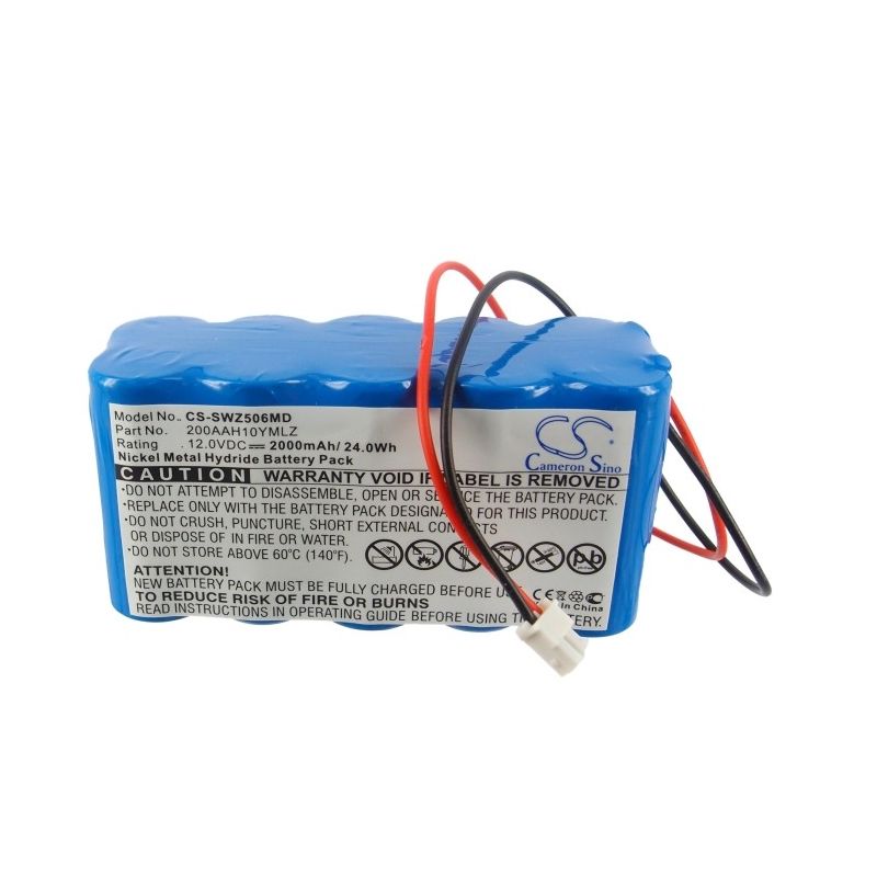 Ni-MH Battery fits Smiths, Infusion Pump Wz50c2, Infusion Pump Wz-50c6, Infusion Pump Wz50c66t 12.0V, 2000mAh Medical Cameron Sino Technology Limited