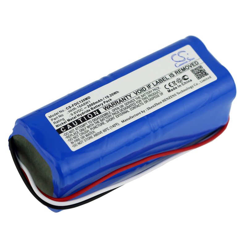 Ni-MH Battery fits Fukuda, Cardisuny C120, Ecg Cardisuny C120, Me Cardisuny C120 9.6V, 2000mAh Medical Cameron Sino Technology Limited