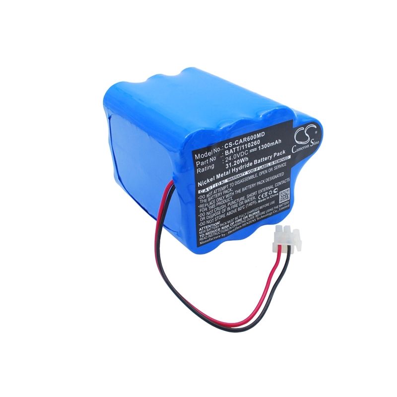 Ni-MH Battery fits Cardioline, Delta 60+ Ecg Machine, Ecg Delta 60, Ecg Delta 60+ 24.0V, 1300mAh Medical Cameron Sino Technology Limited
