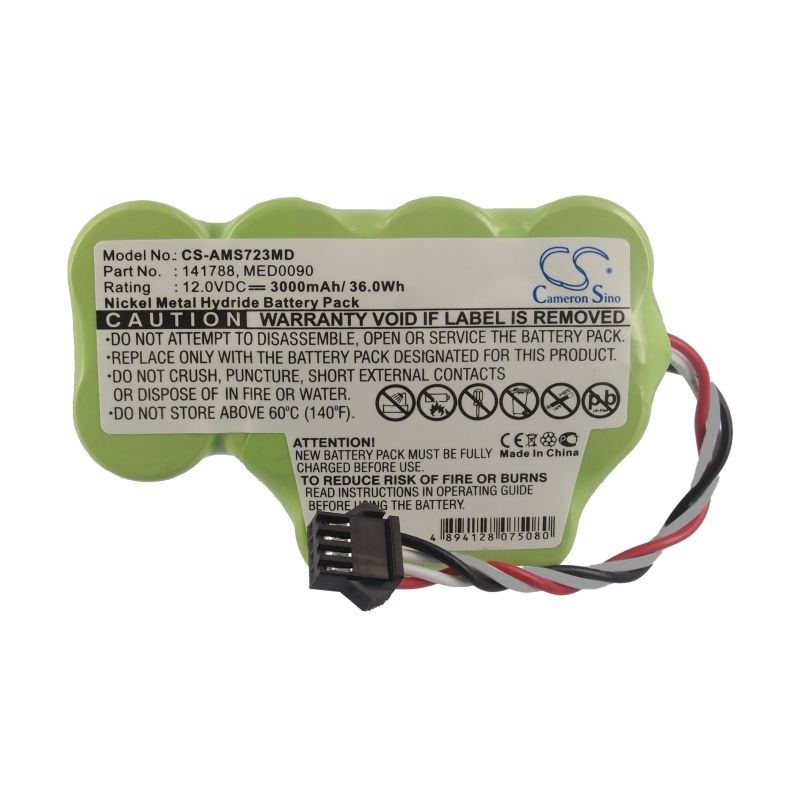 Ni-mh Battery Fits Alaris Medicalsystems, 7000, 7000 Infusion Pump, 7100 12.0v, 3000mah Medical Cameron Sino Technology Limited