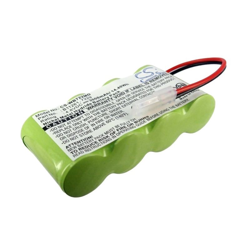 Ni-mh Battery Fits Welch-allyn, 12000, 72240, 4.8v, 3000mah Medical Cameron Sino Technology Limited