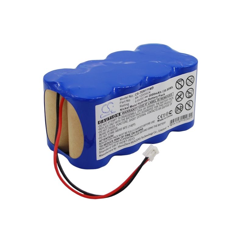 Ni-MH Battery fits Terumo, Infusion Pump Te-171, Infusion Pump Te-172, Te-171 9.6V, 3000mAh Medical Cameron Sino Technology Limited