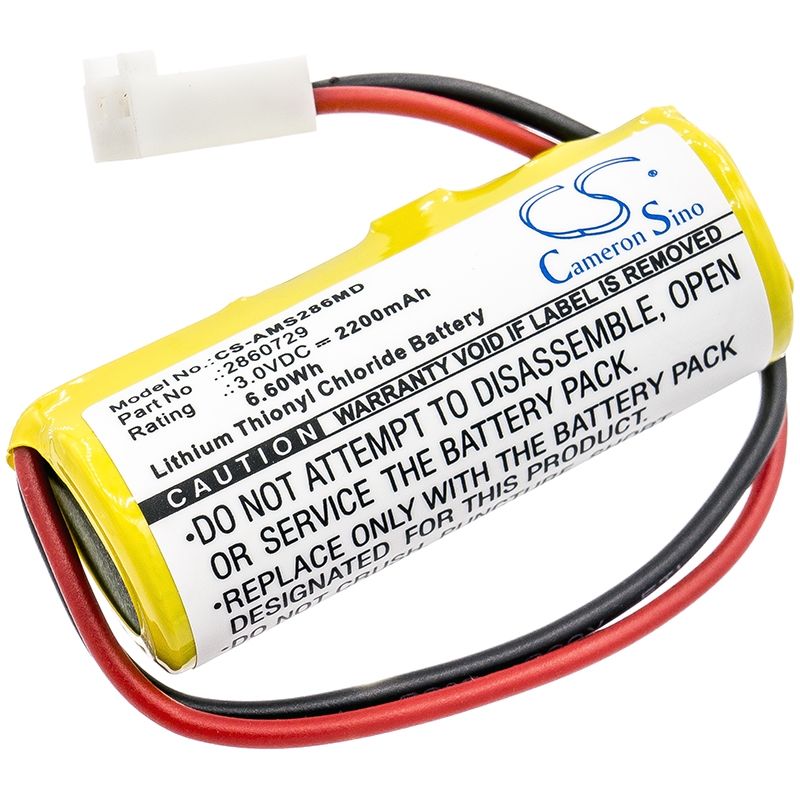Li-SOCl2 Battery fits Alaris Medicalsystems, 2860, 2863, 2865 3.0V, 2200mAh Medical Cameron Sino Technology Limited