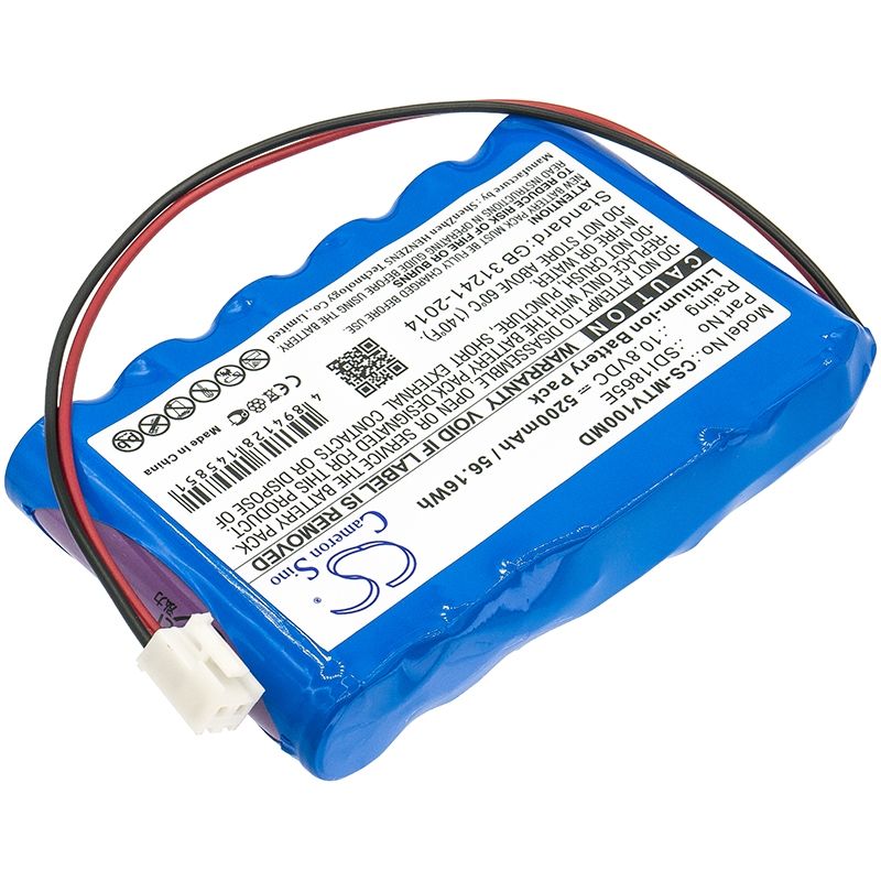 Li-ion Battery fits Mekics, Mtv 1000, Mekics 10.8V, 5200mAh Medical Cameron Sino Technology Limited