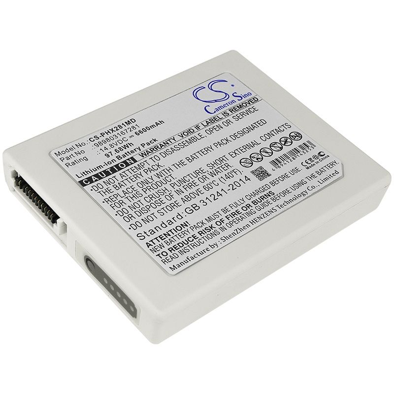 Li-ion Battery fits Philips, Heartstart Xl+, Philips 14.8V, 6600mAh Medical Cameron Sino Technology Limited