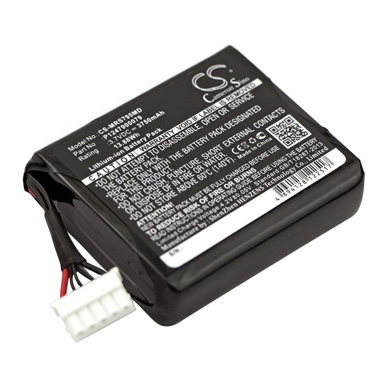 Li-ion Battery Fits Masimo, Radical Pulse Oximeter, Radical-7 9500 Touchscreen, 3.7v, 3750mah Medical Cameron Sino Technology Limited