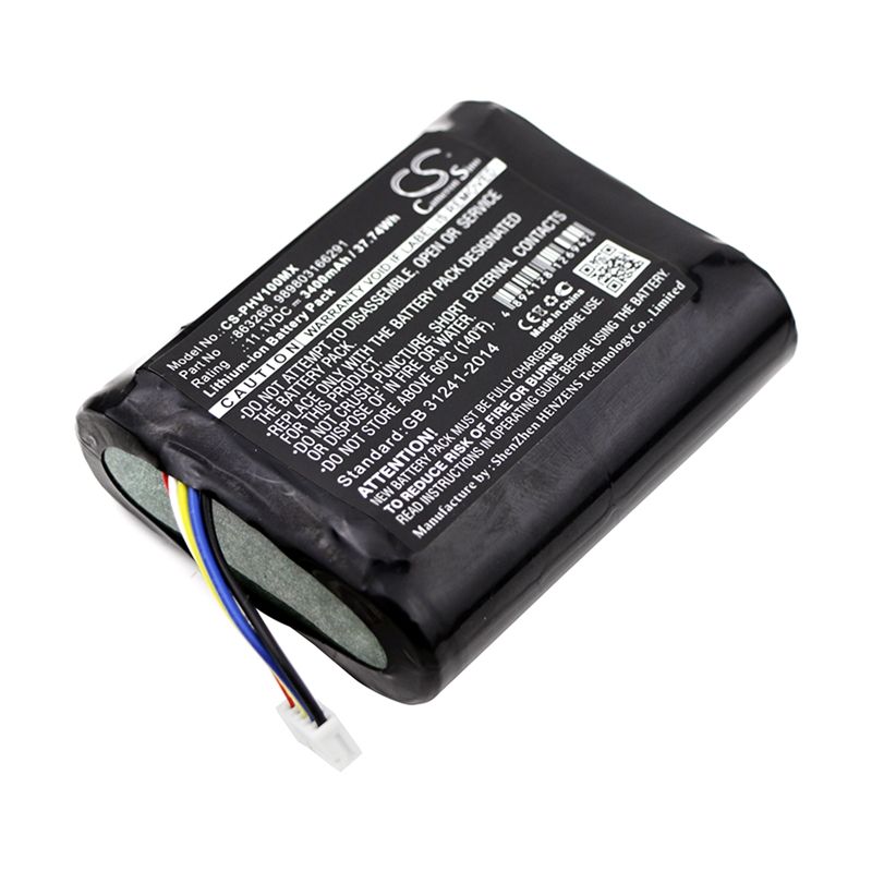 Li-ion Battery Fits Philips, Moniteur Portable Suresigns Vms, Monitor Vs1, Monitor Vs2 11.1v, 3400mah Medical Cameron Sino Technology Limited