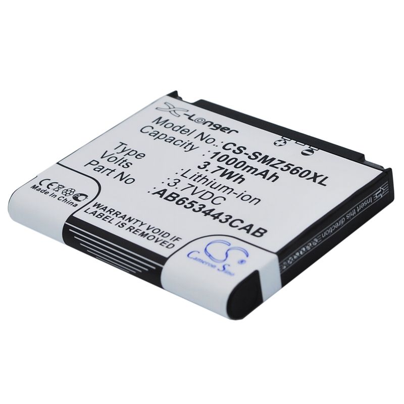 Li-ion Battery fits Samsung, Behold Sgh-t919, Behold T919, Eternity Ii 3.7V, 1000mAh Mobile & SmartPhone Cameron Sino Technology Limited