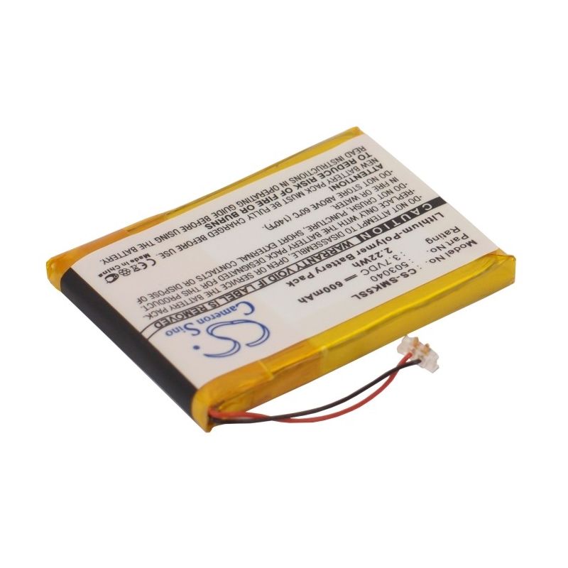 Li-Polymer Battery fits Samsung, Yp-k5, Yp-k5j, 3.7V, 600mAh Media Player Cameron Sino Technology Limited