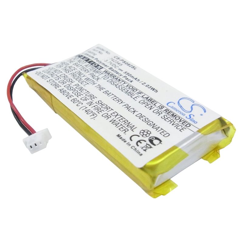 Li-Polymer Battery fits Philips, Gogear Hdd082/17 2gb, Philips 3.7V, 550mAh Media Player Cameron Sino Technology Limited