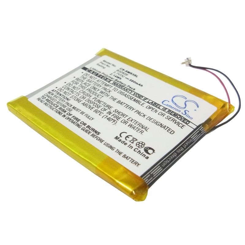 Li-polymer Battery Fits Samsung, Yp-s3aw, Yp-s3aw/xsh, Yp-s3ja 3.7v, 580mah Media Player Cameron Sino Technology Limited