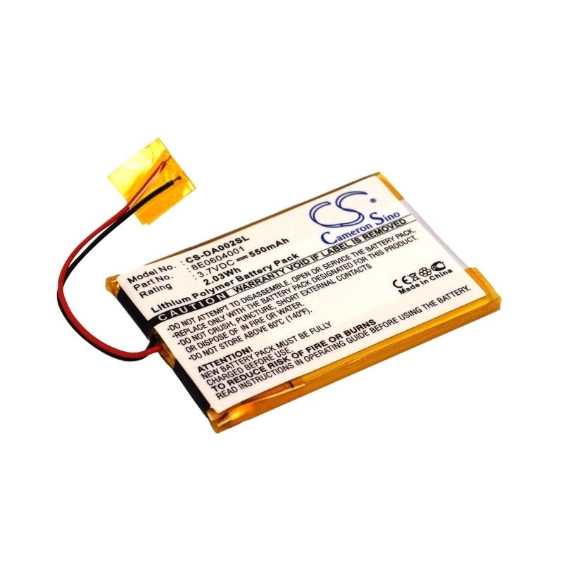 Li-Polymer Battery fits Creative, Dvp-fl0007, Zen Mozaic 2gb, Zen Mozaic 4gb 3.7V, 550mAh Computer Cameron Sino Technology Limited (Suspended)
