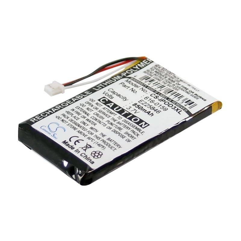 Li-polymer Battery Fits Apple, Ipod 10gb M8976ll/a, Ipod 15gb M9460ll/a, Ipod 20gb M9244ll/a 3.7v, 850mah Media Player Cameron Sino Technology Limited
