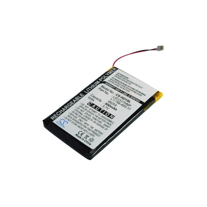 Li-Polymer Battery fits Sony, Nw-hd1 Mp3 Player, Sony 3.7V, 800mAh Media Player Cameron Sino Technology Limited