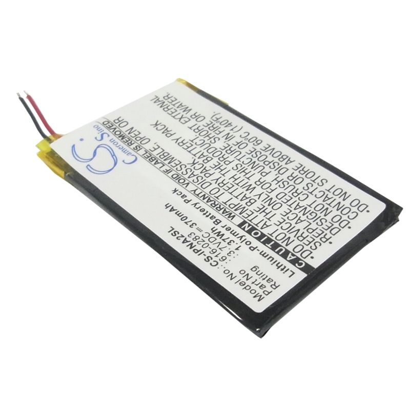 Li-Polymer Battery fits Apple, Ipod Nano G2 6gb, Ipod Nano G2 8gb, Ipod Nano Ma426ll/a 3.7V, 370mAh Computer Cameron Sino Technology Limited