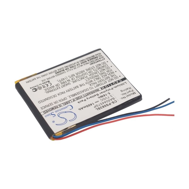 Li-Polymer Battery fits Philips, Gogear Muse, Sa2mus16s/02, Sa3mus08s/37 3.7V, 1400mAh Media Player Cameron Sino Technology Limited