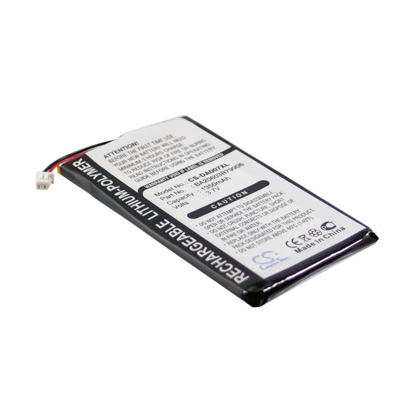 Li-Polymer Battery fits Creative, Zen Neeon, Zen Neeon 2, Zen Neeon Dap-md0005 3.7V, 1350mAh Media Player Cameron Sino Technology Limited