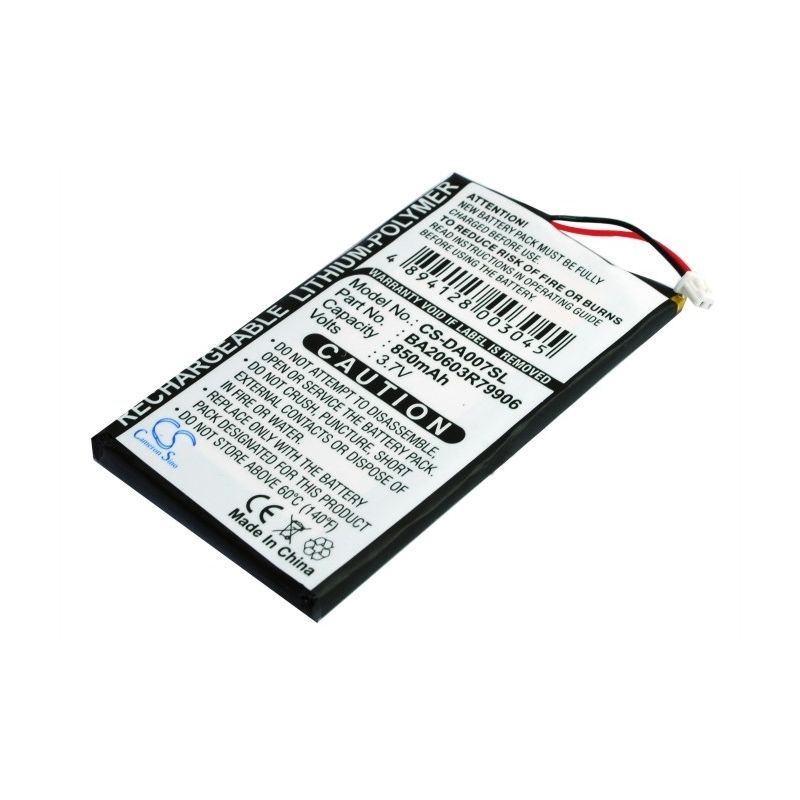 Li-Polymer Battery fits Creative, Zen Neeon, Zen Neeon 2, Zen Neeon Dap-md0005 3.7V, 850mAh Media Player Cameron Sino Technology Limited