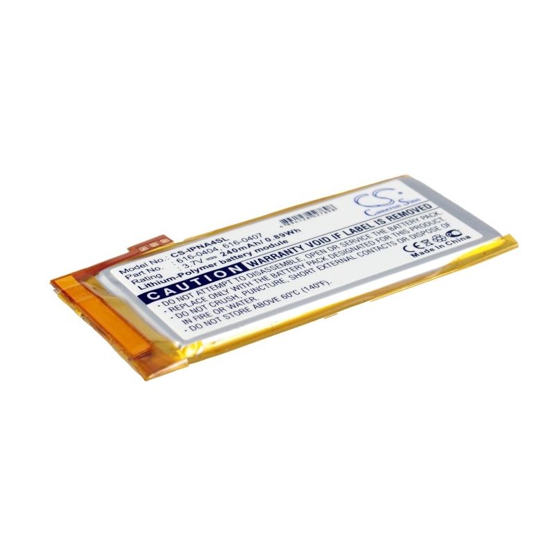 Li-polymer Battery Fits Apple, Ipod Nano 4th 16gb, Ipod Nano 4th 4gb, Ipod Nano 4th 8gb 3.7v, 240mah Media Player Cameron Sino Technology Limited