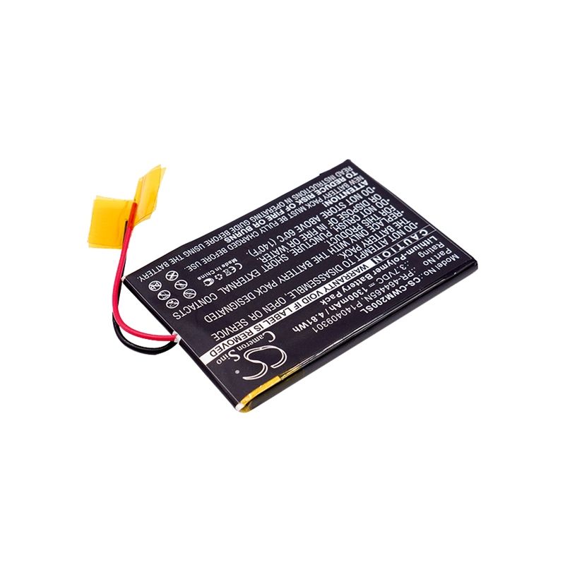 Li-Polymer Battery fits Cowon, M2, M2 16g, M2 32g 3.7V, 1300mAh Media Player Cameron Sino Technology Limited