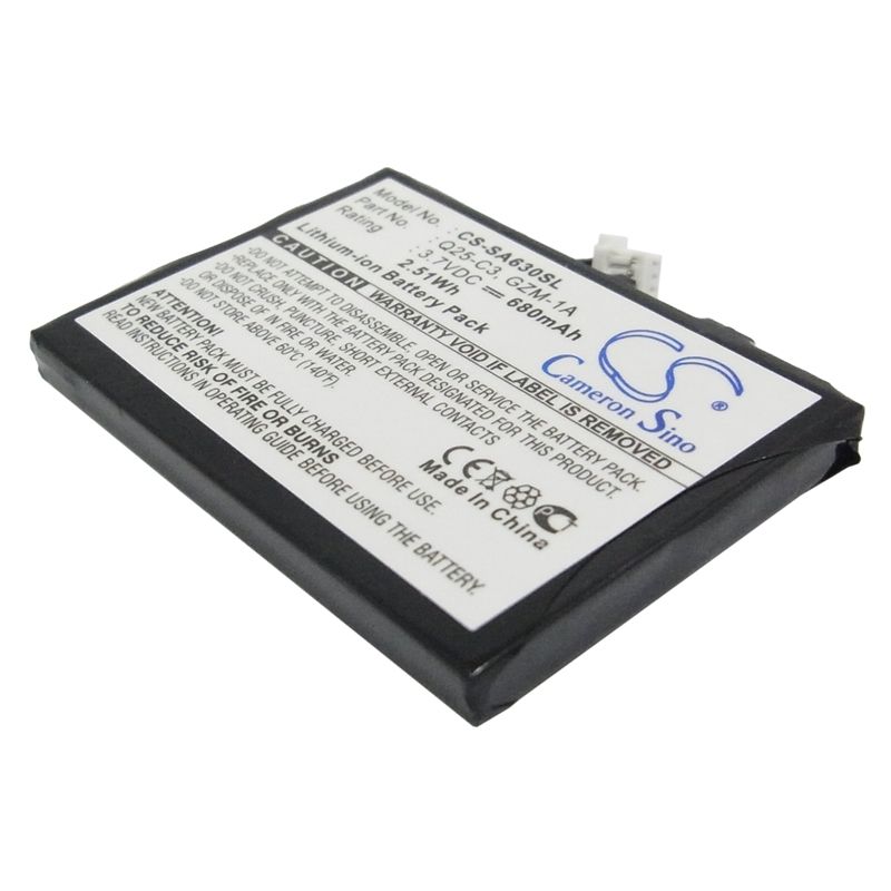 Li-ion Battery fits Philips, Gogear Hdd6330 30gb, Philips 3.7V, 680mAh Media Player Cameron Sino Technology Limited