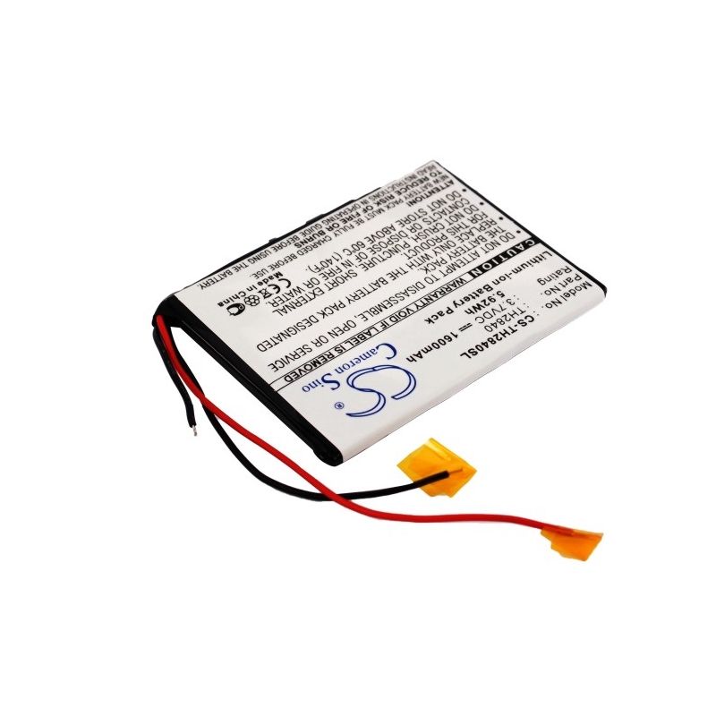 Li-ion Battery fits Thompson, Pdp2840 Mp3 Player, Thompson 3.7V, 1600mAh Media Player Cameron Sino Technology Limited