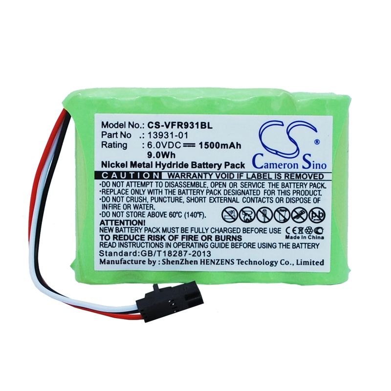 Ni-MH Battery fits Verifone, Ruby Console, Verifone 6.0V, 1500mAh Payment Terminal Cameron Sino Technology Limited