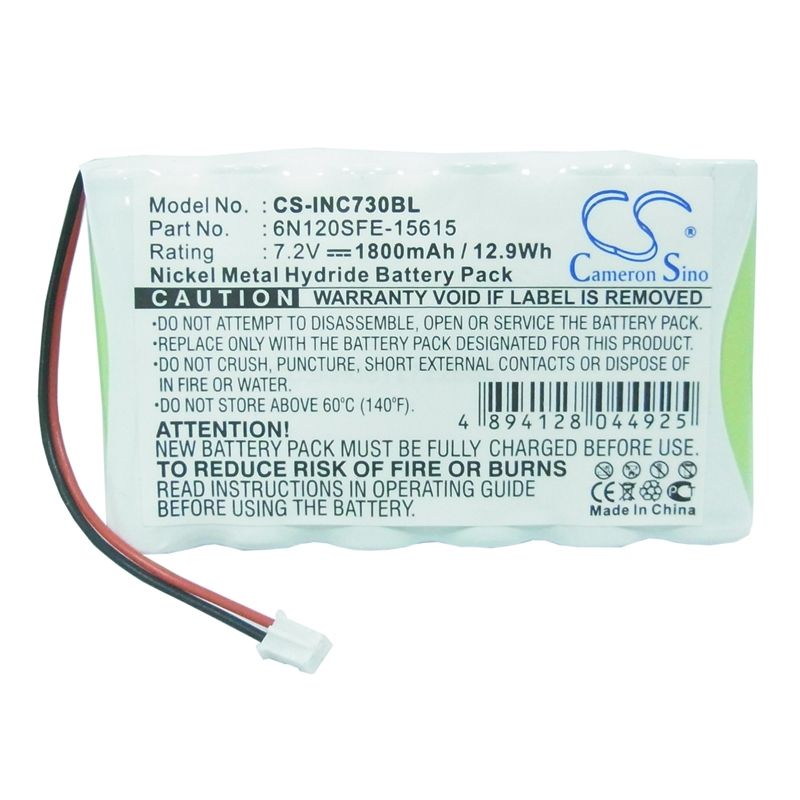Ni-mh Battery Fits Dassault, 730, 770, Arthema 7.2v, 1800mah Payment Terminal Cameron Sino Technology Limited