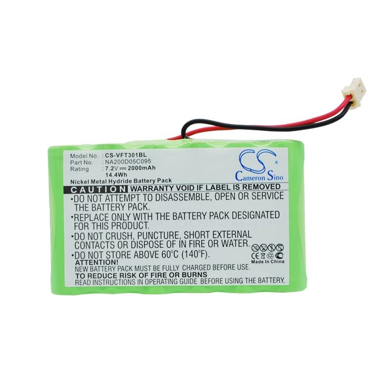 Ni-mh Battery Fits Verifone, Nurit 3010, Verifone 7.2v, 2000mah Payment Terminal Cameron Sino Technology Limited