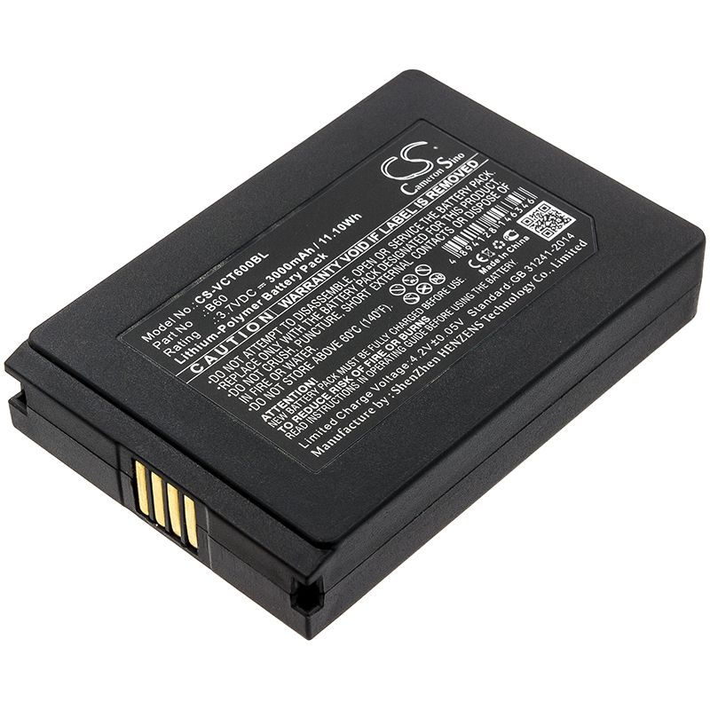 Li-Polymer Battery fits Vectron, Mobilepro 3, Mobilepro Iii, 3.7V, 3000mAh Payment Terminal Cameron Sino Technology Limited