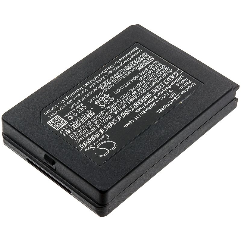 Li-Polymer Battery fits Vectron, Mobilepro 3, Mobilepro Iii, 3.7V, 3000mAh Payment Terminal Cameron Sino Technology Limited