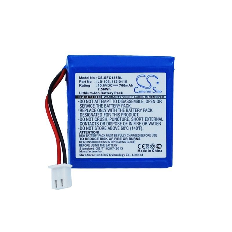 Li-ion Battery fits Safescan, 135i, 145ix, 155i 10.8V, 700mAh Payment Terminal Cameron Sino Technology Limited