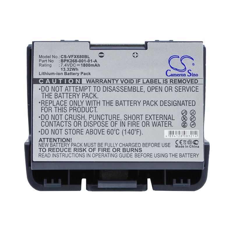 Li-ion Battery fits Verifone, Vx680, Vx680 Wireless Credit Card Machine, Vx680 Wireless Terminal 7.4V, 1800mAh Payment Terminal Cameron Sino Technology Limited