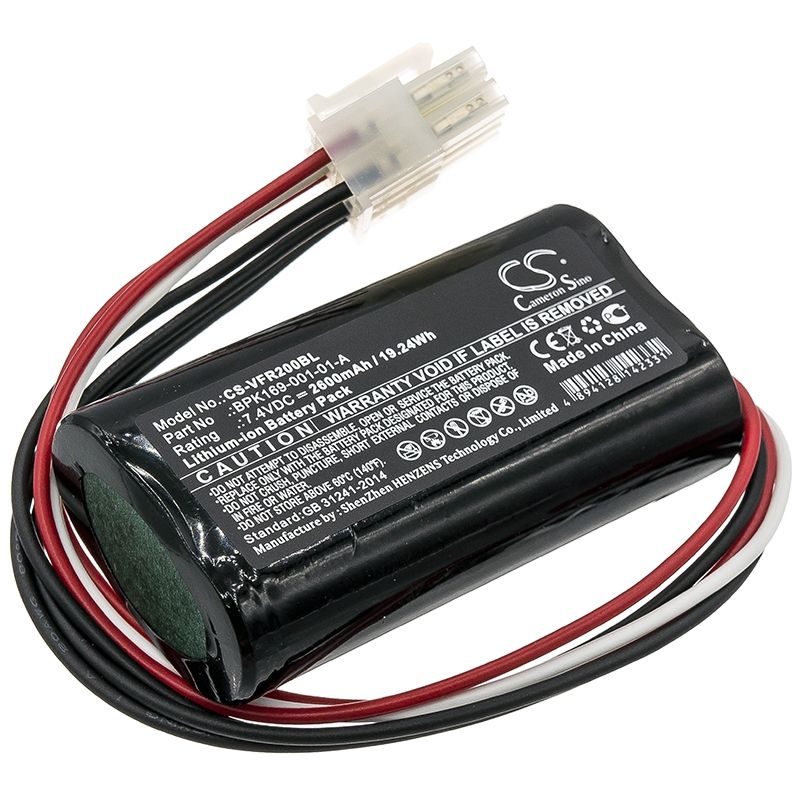 Li-ion Battery fits Verifone, Pca169-001-01, Pca169-404-01-a, Ruby 2 7.4V, 2600mAh Payment Terminal Cameron Sino Technology Limited