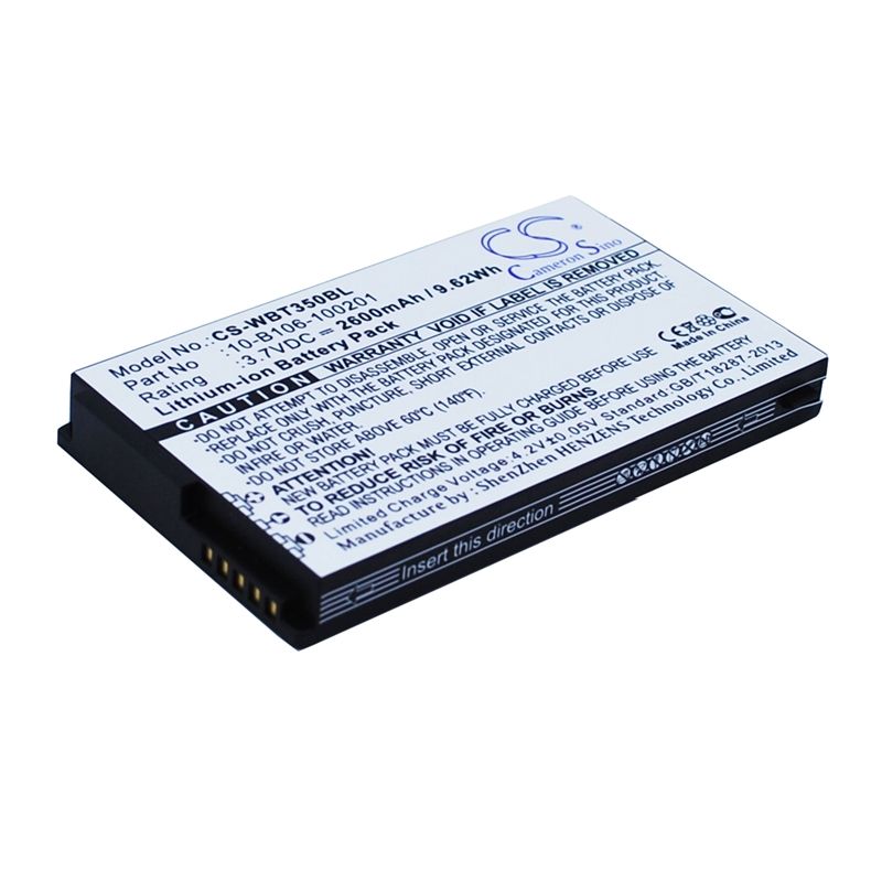 Li-ion Battery fits Widefly, Bt350, Bt-350, Dt350 3.7V, 2600mAh Business Cameron Sino Technology Limited (Suspended)