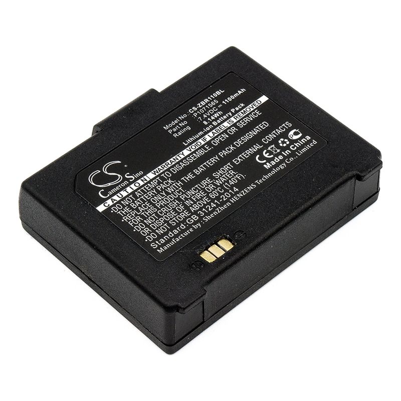 Li-ion Battery fits Zebra, Zq110, Zq220, 7.4V, 1100mAh Portable Printer Cameron Sino Technology Limited