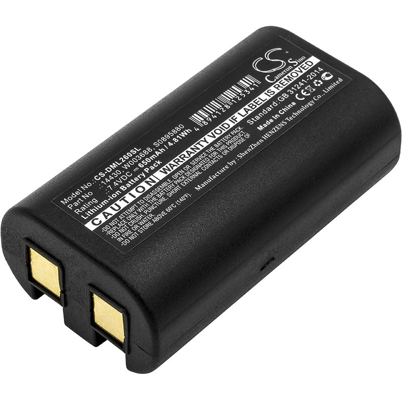 Li-ion Printer Battery Fits 3m, Pl200, Dymo, 260p 7.4v, 650mah Portable Printer Cameron Sino Technology Limited