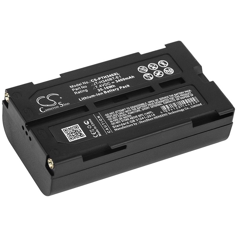 Replacement Li-ion Battery for Panasonic Devices - 7.4V, 3400mAh Compatibility with JT-H340 Series Portable Printer Cameron Sino Technology Limited