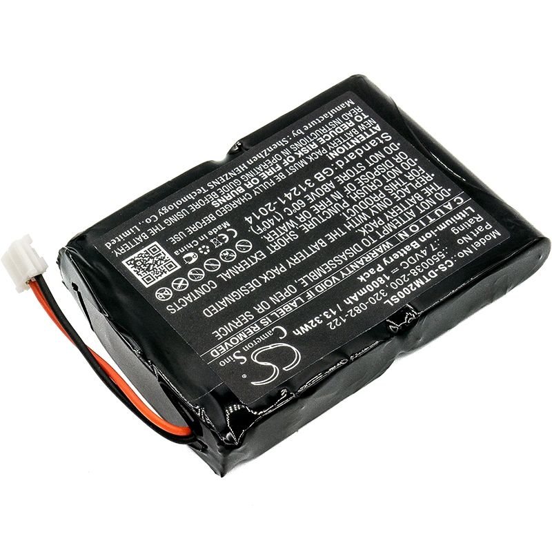 Li-ion Battery Fits O'neil, Mf2te, O'neil 7.4v, 1800mah Portable Printer Cameron Sino Technology Limited