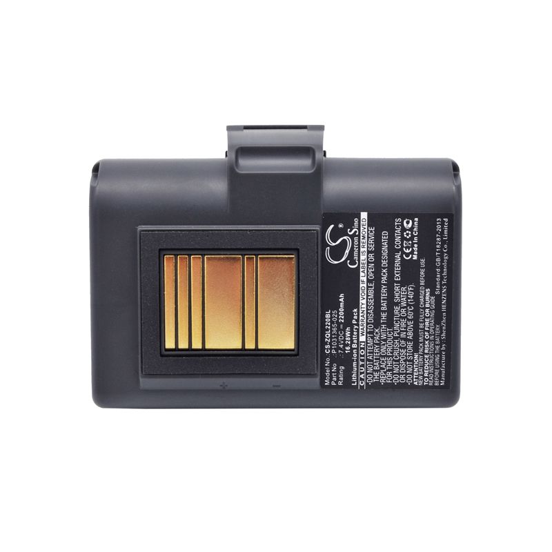 Li-ion Battery fits Zebra, Qln220, Qln220hc, Qln320 7.4V, 2200mAh Portable Printer Cameron Sino Technology Limited