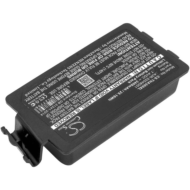 Li-ion Battery fits Tsc, Alpha 3r, Tsc 7.4V, 3400mAh Portable Printer Cameron Sino Technology Limited