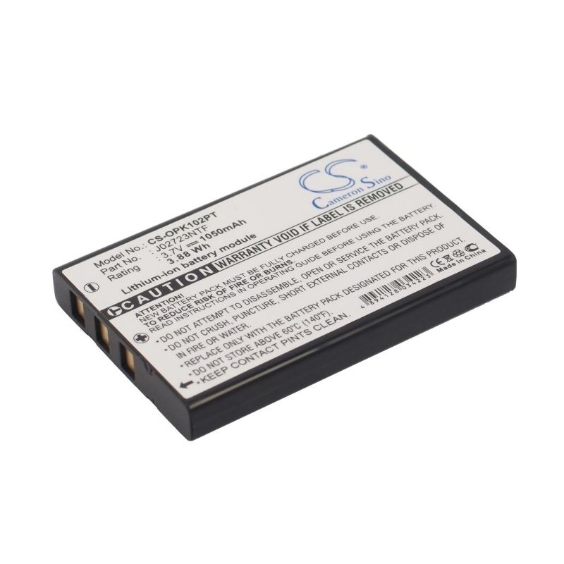 Li-ion Battery fits Optoma, Bb-lio37b, Bb-pk12alis, Pico Pk101 3.7V, 1050mAh Projector Cameron Sino Technology Limited